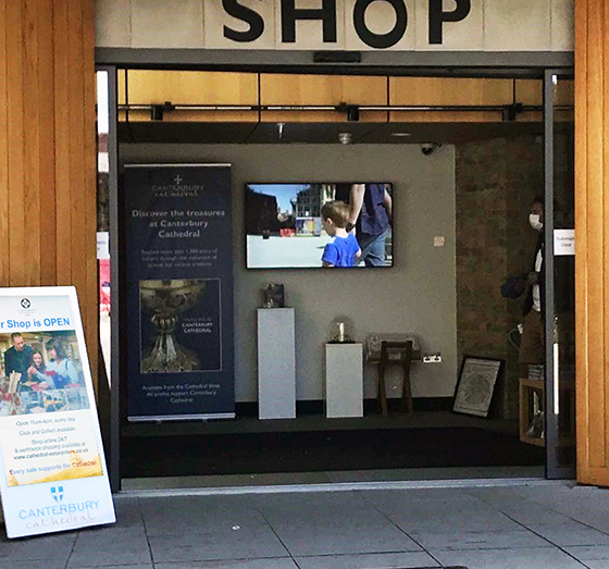 canterbury cathedral digital signage case study