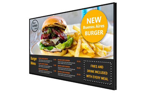 Network Digital Menu Boards Digital Signage