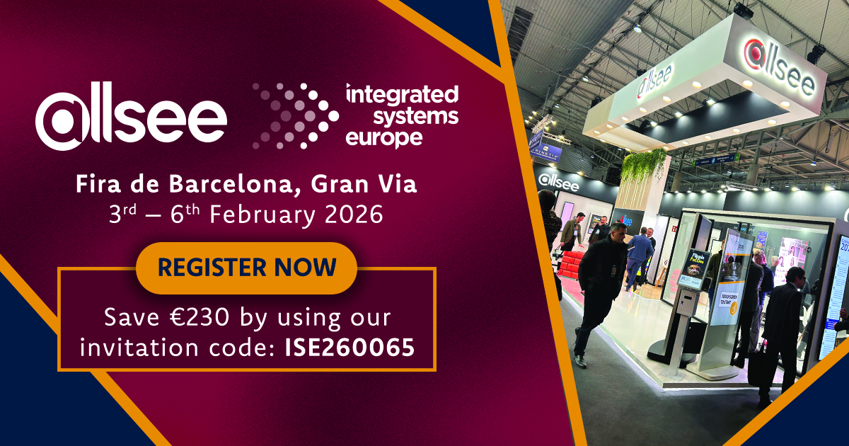 ISE 2026 | Allsee Technologies Digital Signage