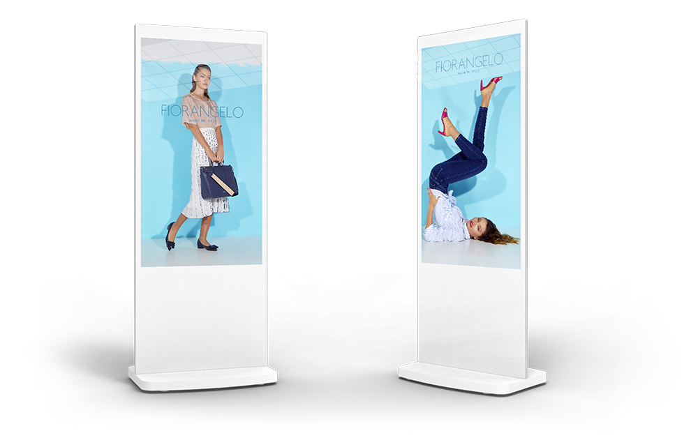 freestanding digital posters