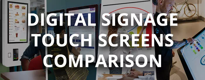 touch screen comparison page
