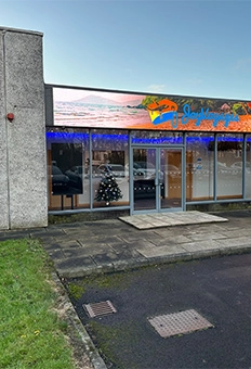 Outdoor LED shop fascia