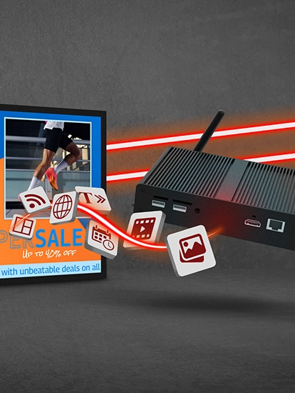 Hand Sanitiser Network Android Advertising Display