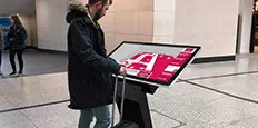 PCAP Touch Screen Kiosk With Dual OS