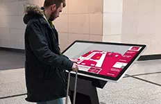 PCAP Touch Screen Kiosk With Dual OS