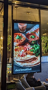 Ultra High Brightness Hanging Double-Sided Displays