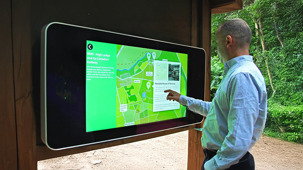 outdoor pcap touch screen