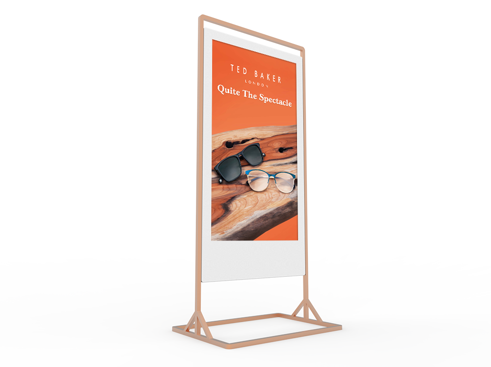 super slim double sided display